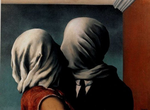Rene Magritte, El beso de los amantes